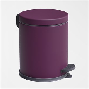 3 LT Pedal Dust Bin - Purple